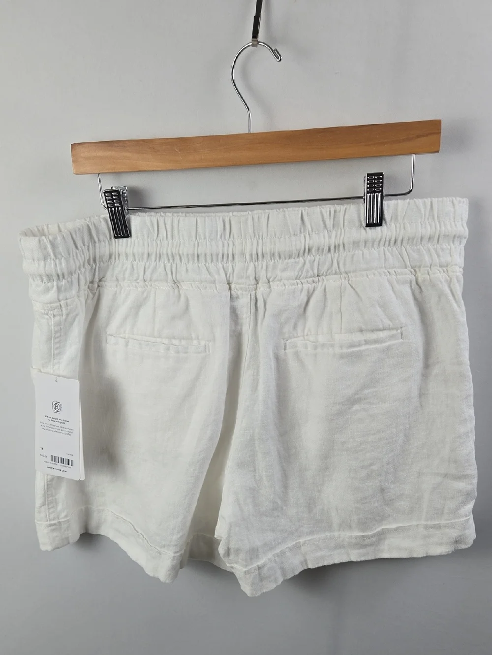 Athleta Retreat White Linen Mid Rise 4